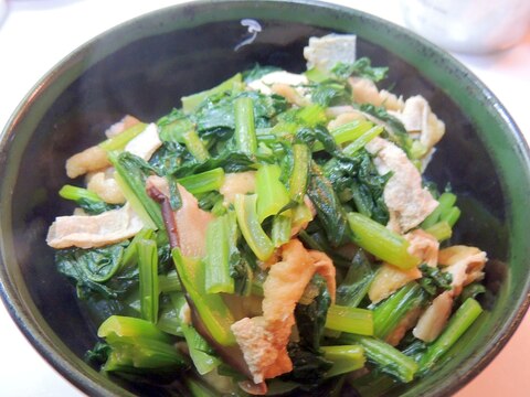 鍋一つで簡単！5分で一品追加！小松菜の煮浸し